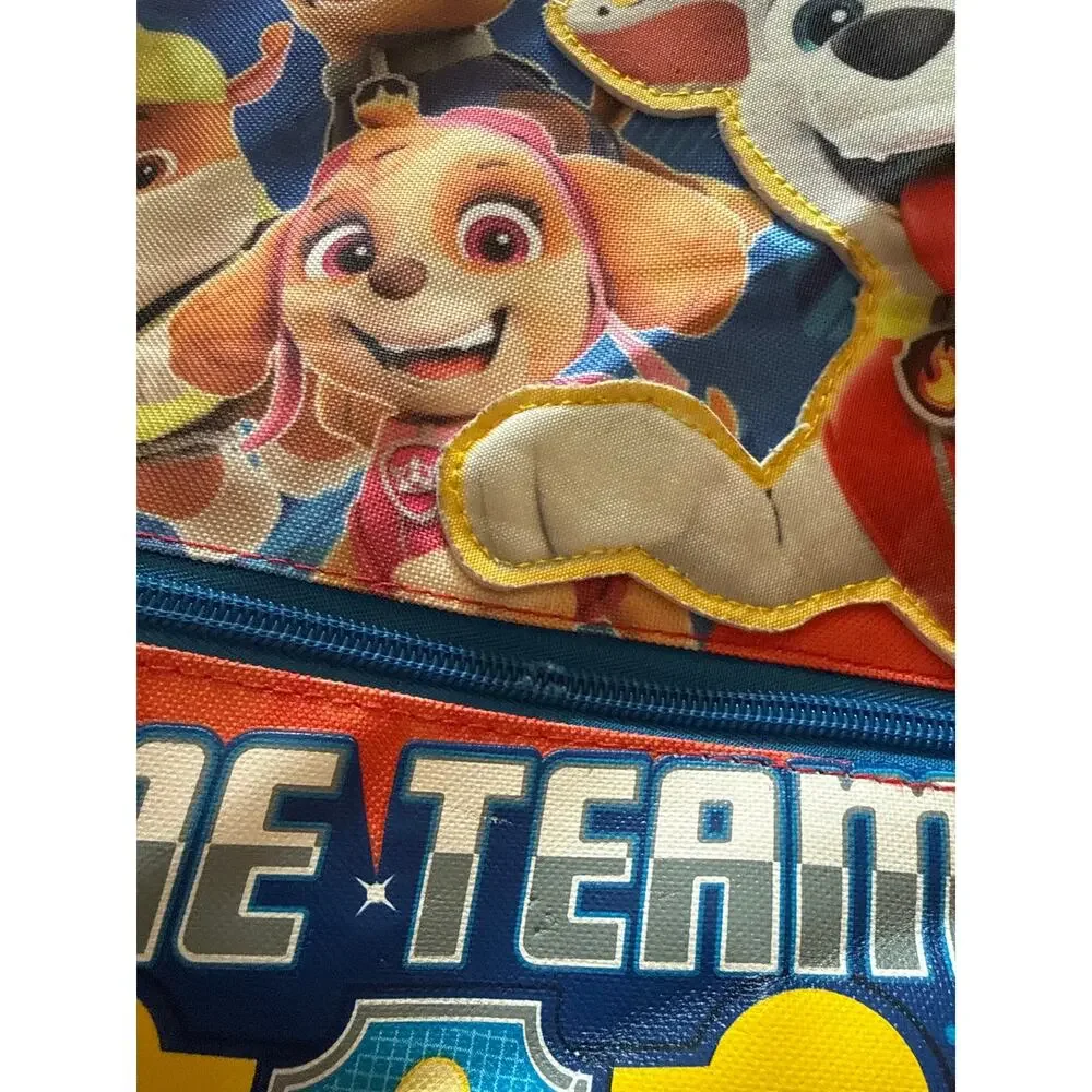 Paw Patrol Backpack & 2 Matching Hats Kids School Daycare Bundle